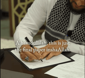 The Moment We Signed